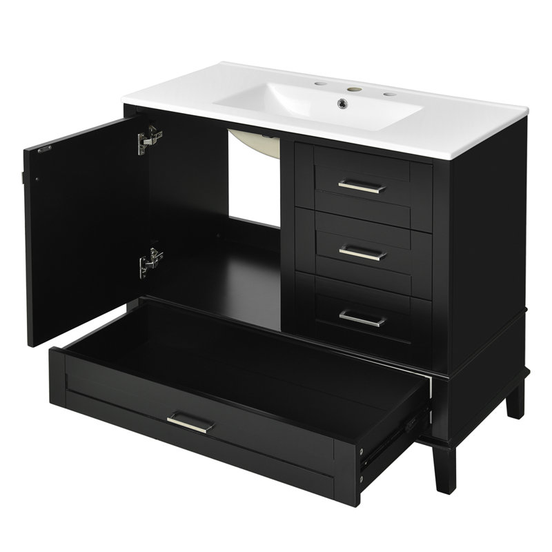 Meuble-lavabo simple avec plateau 30 po Stanzel