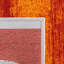 Orange Jacquard Recycled P.E.T Rug-129389262