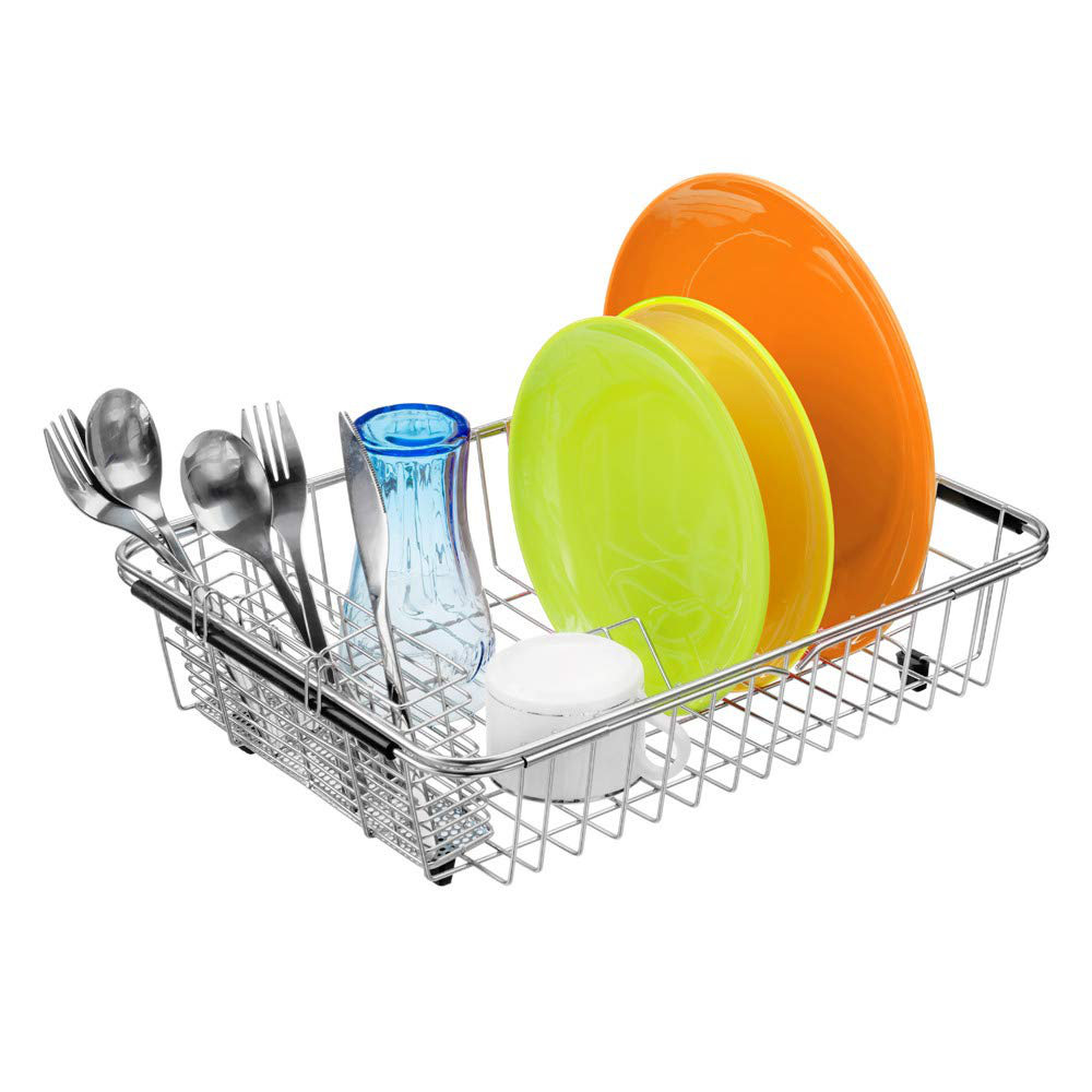  SANNO Expandable Dish Drying Rack Over The Sink Dish