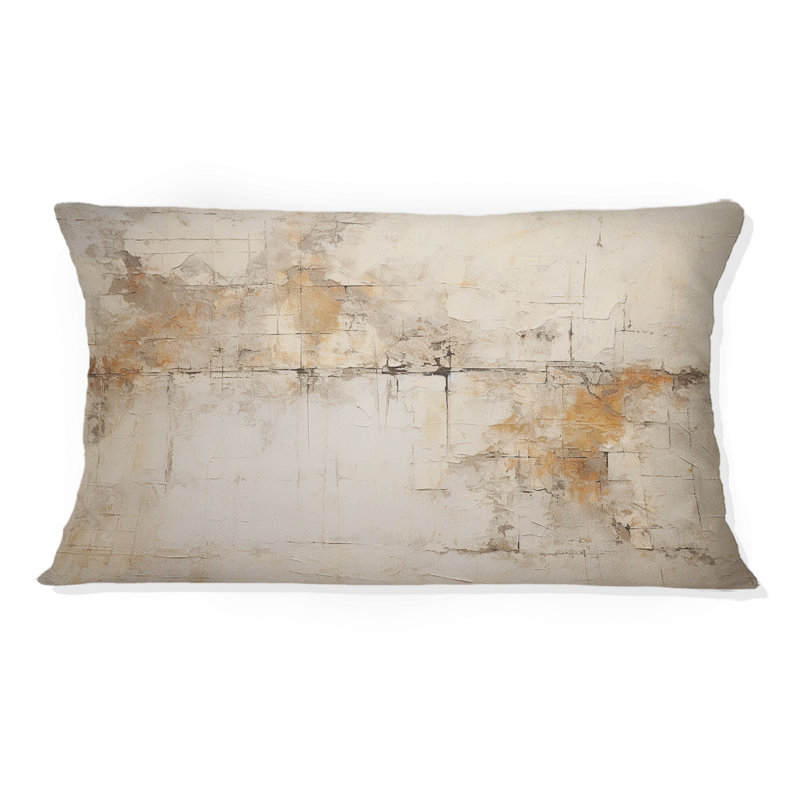 Coussin Beige Christianity Cross Of Jesus - imprimé abstrait