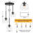 3-light Farmhouse Cluster Pendant-1608340651