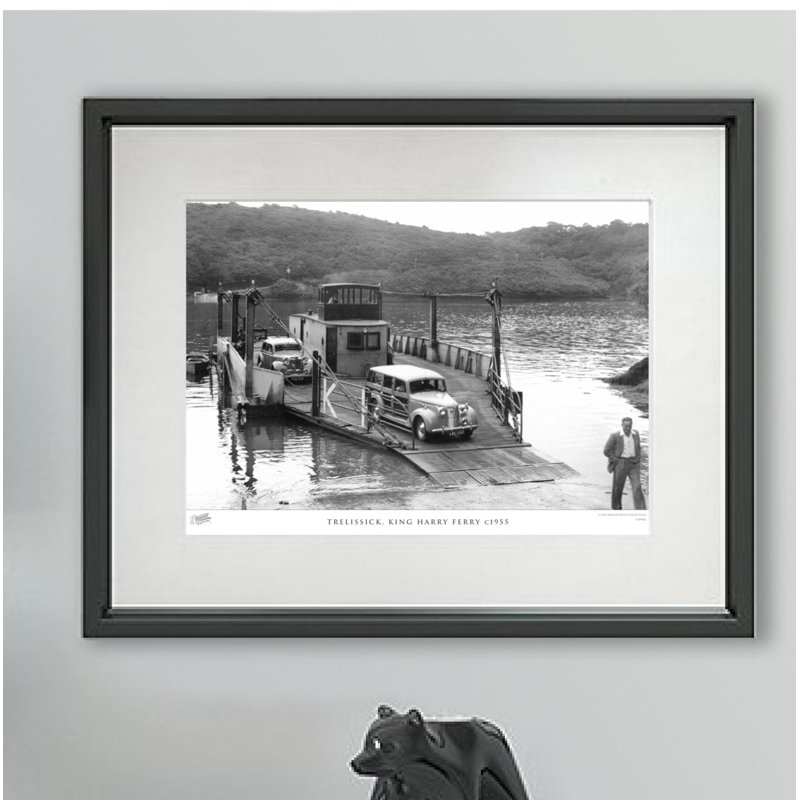 Trelissick, King Harry Ferry C1955 by Francis Frith - Single Picture Frame Print, 60cm H x 80cm W x 2.3cm D