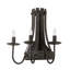 Rustic Lodge 3 - Light Candle Wall Light