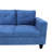 Velvet L-Shaped Sectional Left Hand Facing-97430001