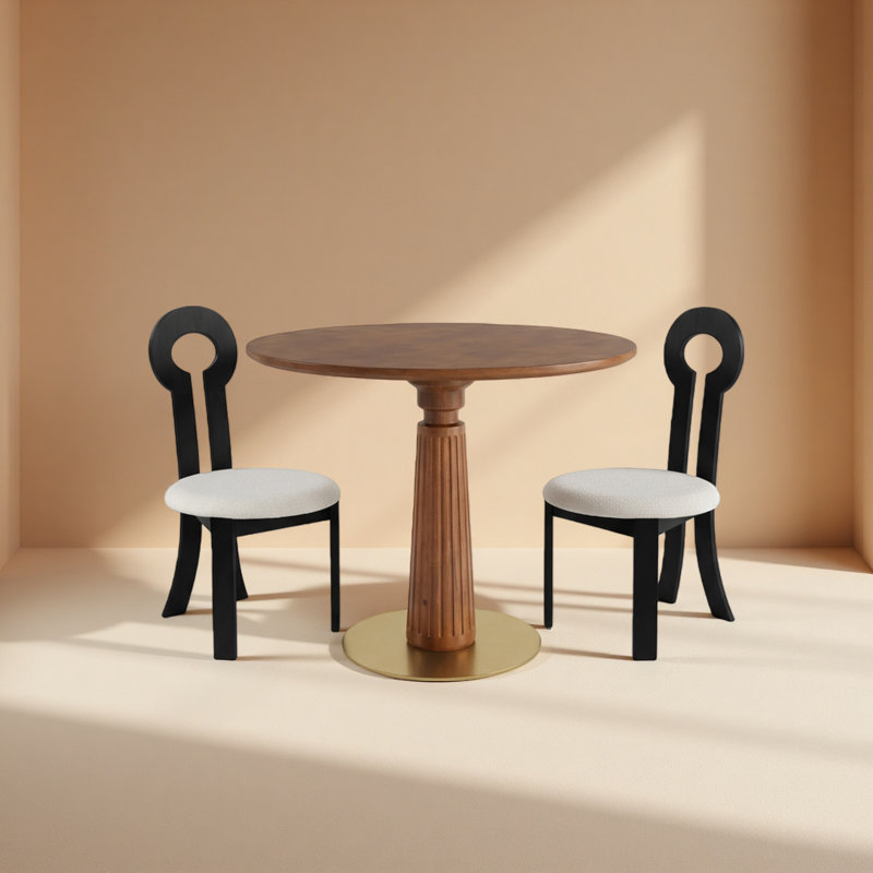 Ensemble de table de salle à manger, Noir