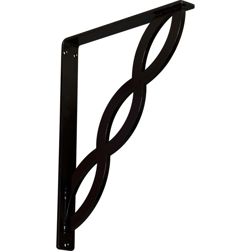 Support en fer forgé Loera, 1,5 po x 15 po
