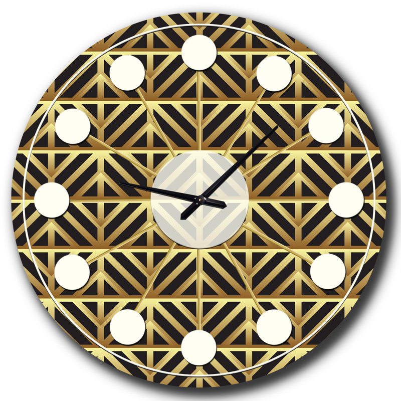 Horloge murale Golden Luxury, Petit