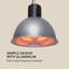 6824 Electric Hanging Patio Heater