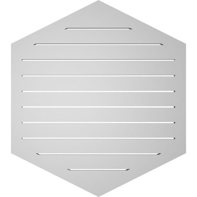 Pente verticale verticale en uréthane 6 pi, 1.5" H x 32" W x 36" L