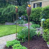 EchoFlame 57'' Metal Garden Torch