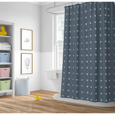 Criss Ultra-Thin Lightweight Shower Curtain