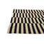 Tapis noir et blanc Ousley