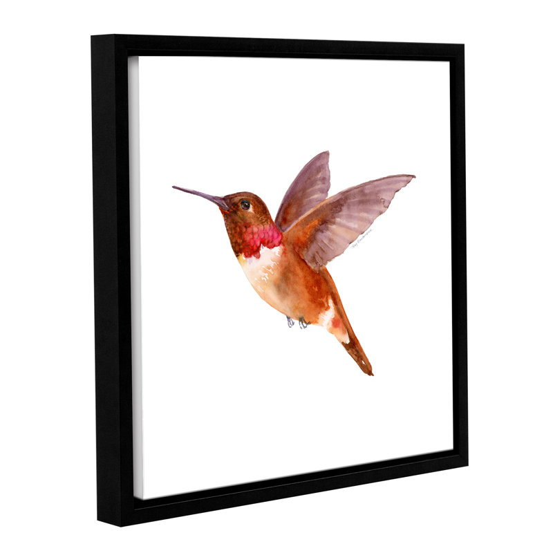 " Rufous Hummingbird ", 14" H x 14" W x 2" D