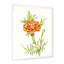 Fleur de souci orange en fleur - œuvre d'art traditionnelle sur toile-1315308417-1315308422