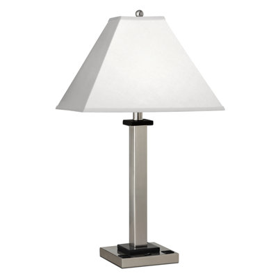 Square Post Metal Table Lamp