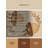 Soft Plush Festa Thanksgiving Modern & Contemporary Abstract Area Rug in Beige – Beige Binding-1573039094