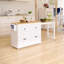 Table de salle à manger extensible 74,50 "avec 2 tiroirs et armoire-1365992376