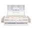 Grand lit plateforme avec rangement et tête de lit 8 tiroirs, blanc-1550393294-1550393295