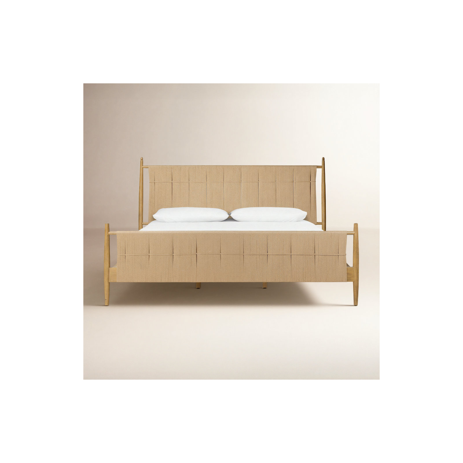 Richard Bed, King, Burnished Parawood