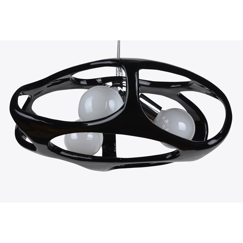 Krystal 3 - Light Pendant, Black