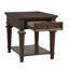 Table de bout avec tiroir de rangement Traditional Design