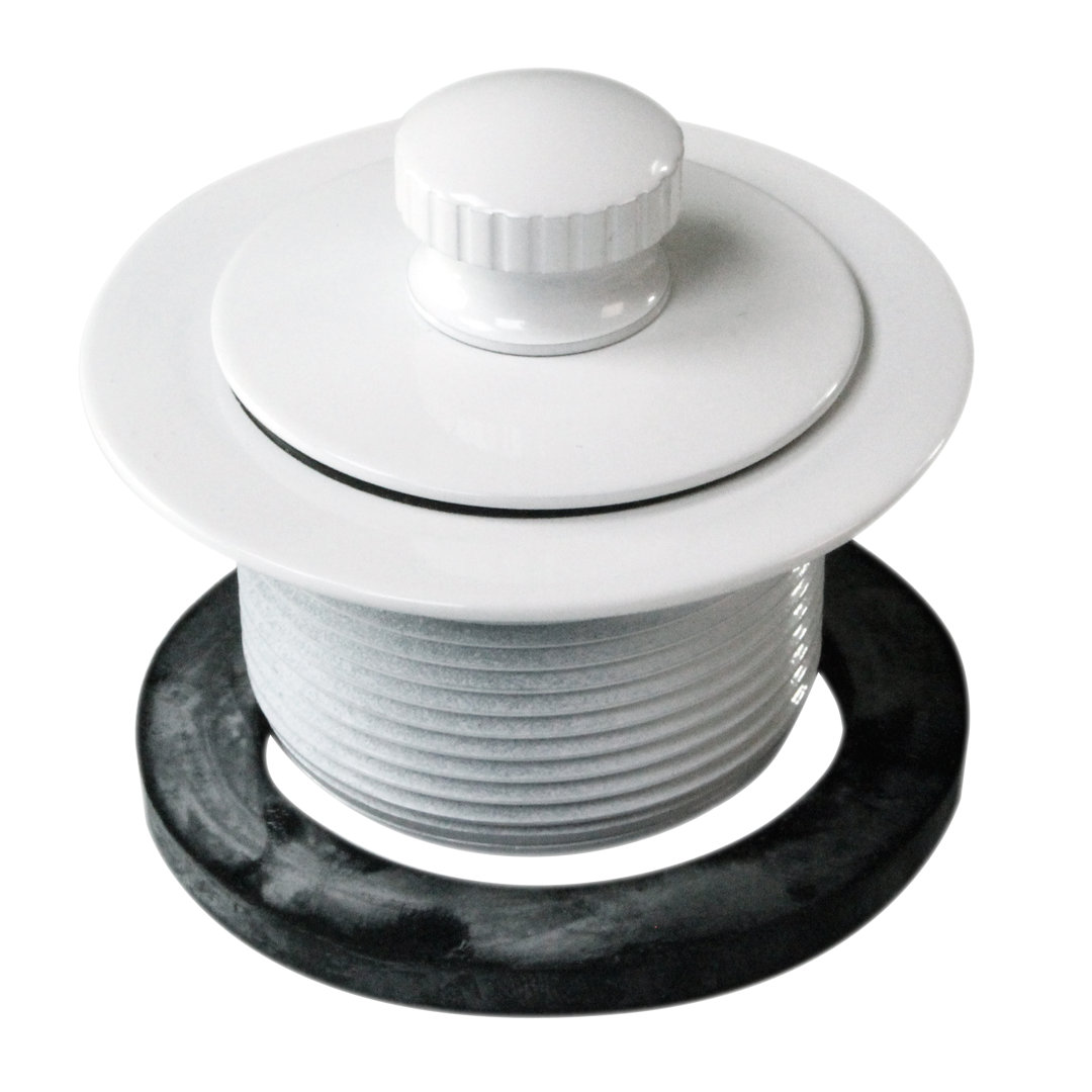 Plumber's Pack 14" Lift & Turn Bathtub Leg Drain Assembly with No-Hole Overflow and Sch. 40 ABS Elbows Westbrass 