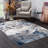 Chapeno Geometric Navy/Gray Area Rug-1250446030