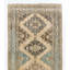 Chemin de table rétro Oushak Anatolian. Tapis de couloir fait à la main, revêtement de sol