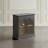 Sherree 33" Gothic Modern Arch Transitional Accent Storage Cabinet with Glass Doors-1117231161