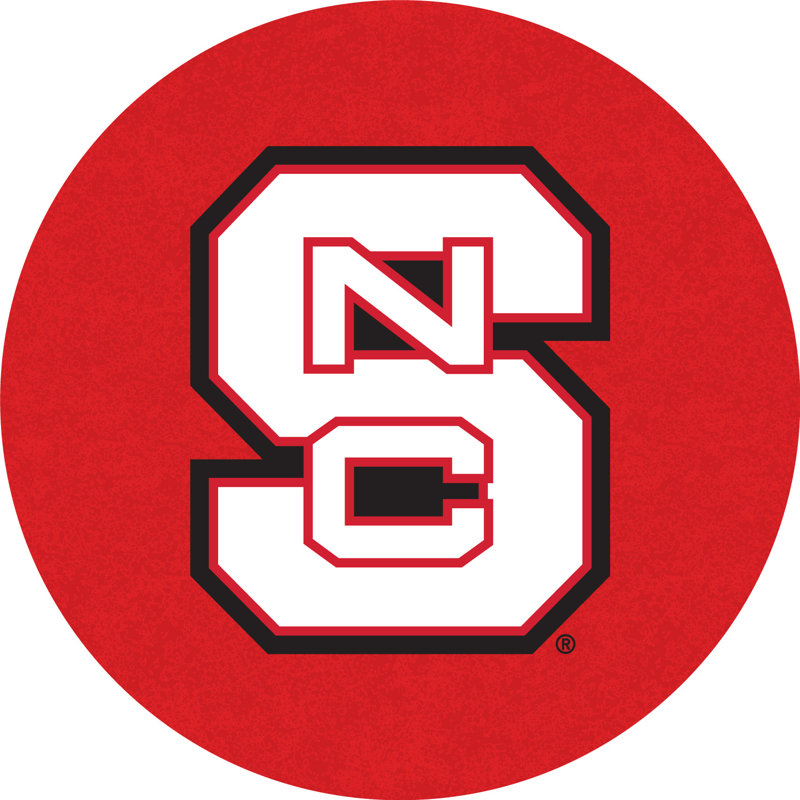 NCAA Round Dining Table, North Carolina State University