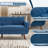 78'' Square Arms Sofa With Ottoman-45835971