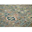 Tapis traditionnel vert en laine noué à la main 9 pi 11 po x 14 po Oushak-170879475-170879474