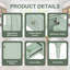 Meuble-lavabo 30 po avec lavabo, vert-2090415054