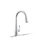 Simplice Single-Handle Pull Down Bar Sink Faucet with Three-Function Sprayhead