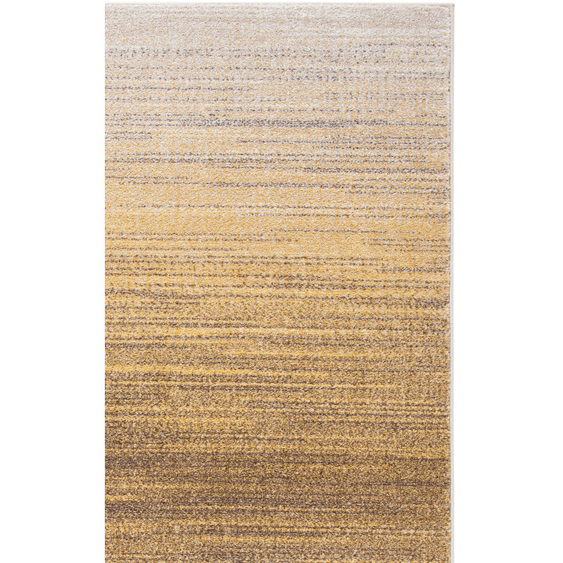 Moder Performance Abstract Rug, Square 4'