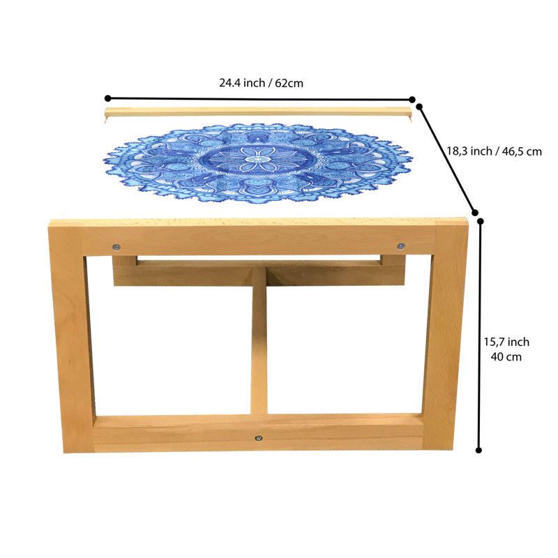 Jamiroquai Sled Coffee Table, 62cm H x 46cm W x 40cm D