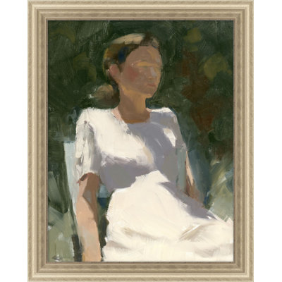 Lady In The Garden 2 Print