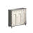 White&Gray Solid Wood Shoe Storage Bench