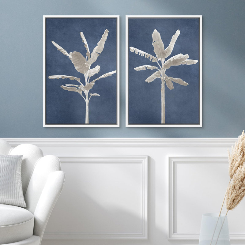 Multicolore 2 feuilles blanches, Blanc, H 36 po x l 24 po