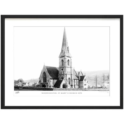 Woodchester, St Mary's Church 1890 by Francis Frith - Single Picture Frame Print
