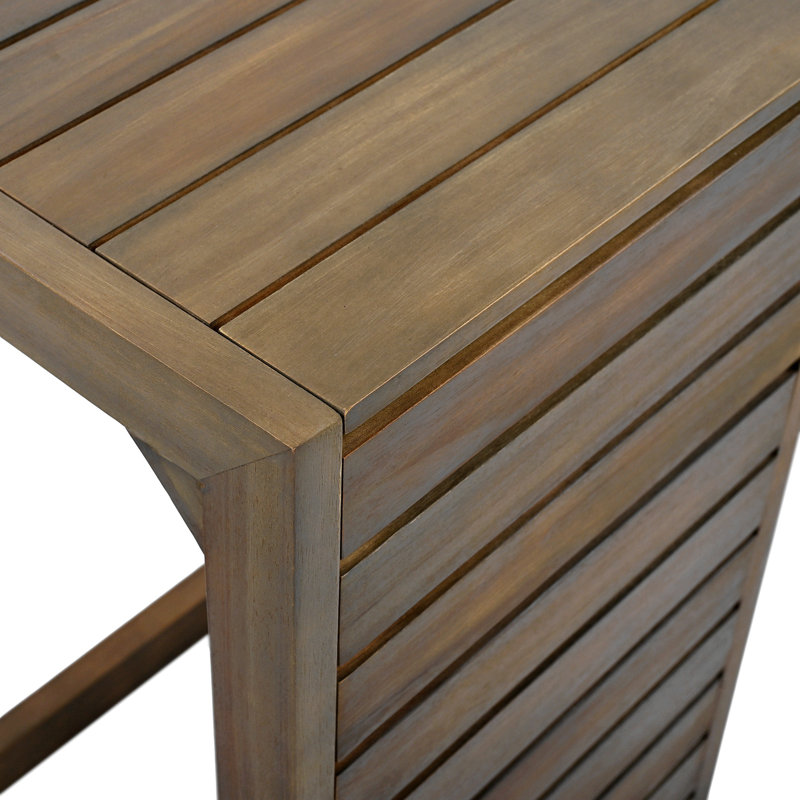 C-Shape End Table, Grey
