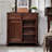 15 Pair Solid Wood Shoe Storage Cabinet