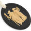 Festive 0.28'' Handmade Stoneware Holiday Shaped Ornament