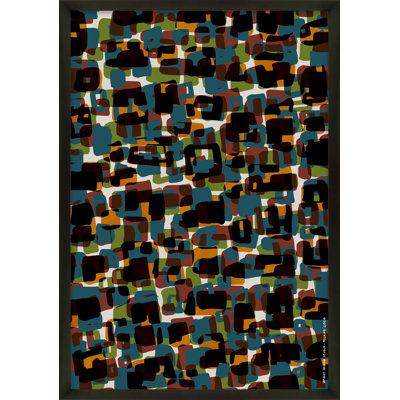 «Color Clash II» par Romina Gadler - Art mural encadré