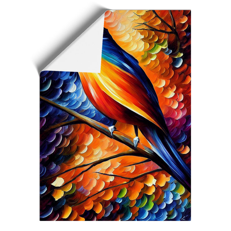 Bird Portrait No.3 - Wall Art, Paper, 42cm H x 29.7cm W, No Matte