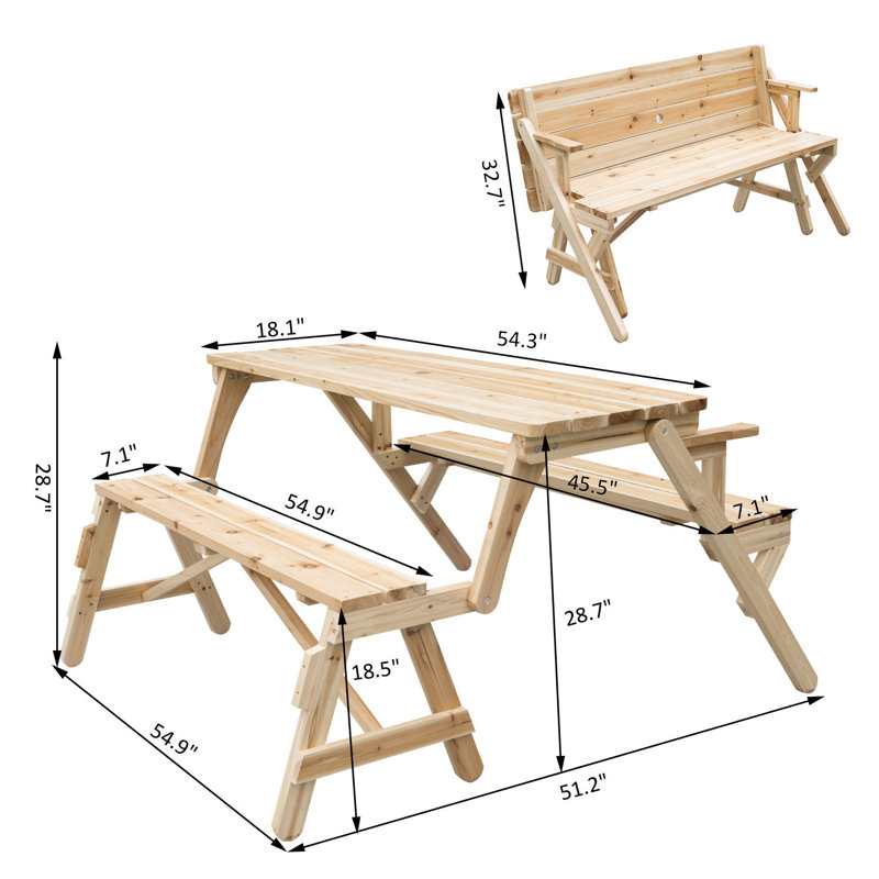 Table de pique-nique Jenifer