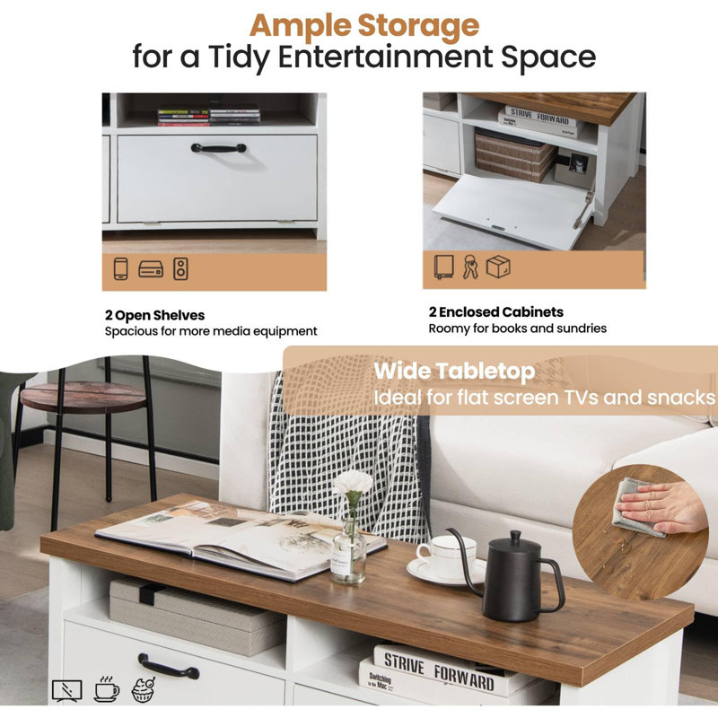 Media Stand Console Table
