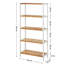 Solid Wood Freestanding Bathroom Shelves-105753438