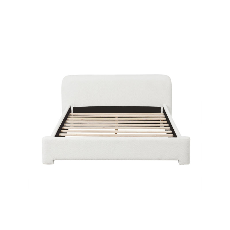 Lit douillet rembourré blanc douillet Coce, Lit double