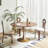 Walnut Round Solid Wood Dining table-1272112198